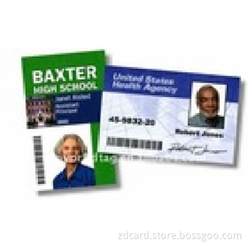 125kHz/13.56MHz Plastic Photo RF ID Card for Attendance System